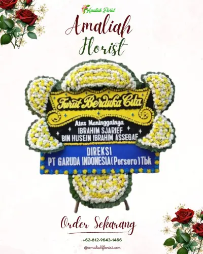 Papan Bunga Duka di Kedok