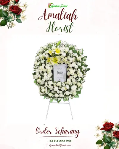Krans Bunga Duka Cita di Kedok